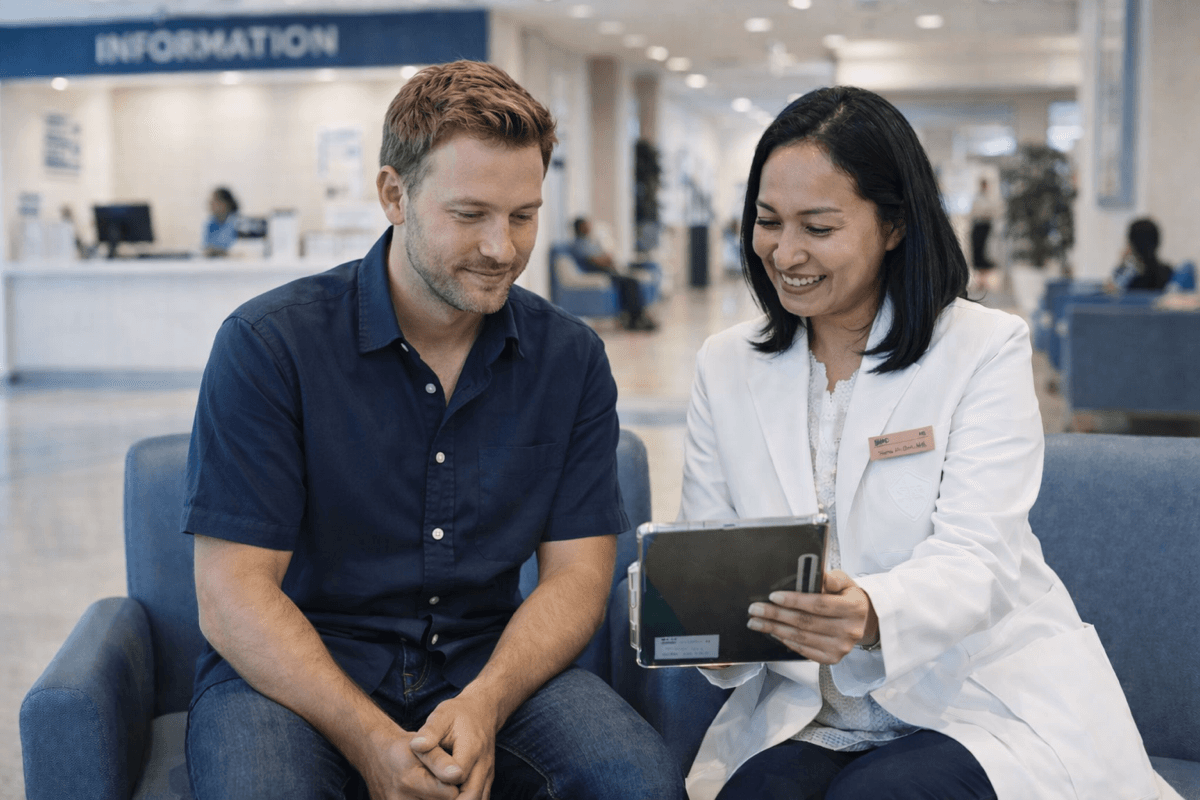 ADK Hospital doctors providing care to international patients